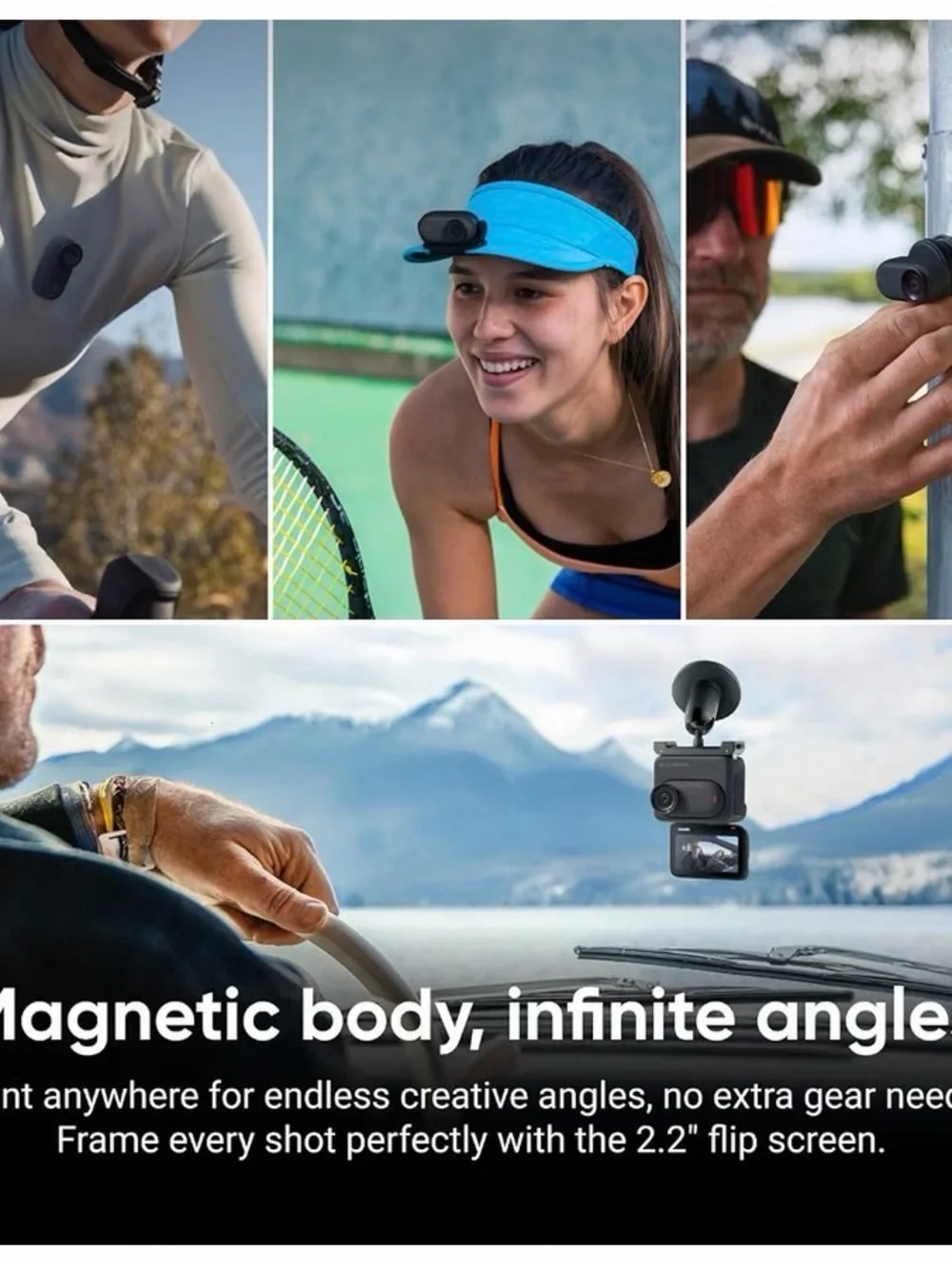 Insta360 GO 3S Compact Action Vlogging Camera - Black